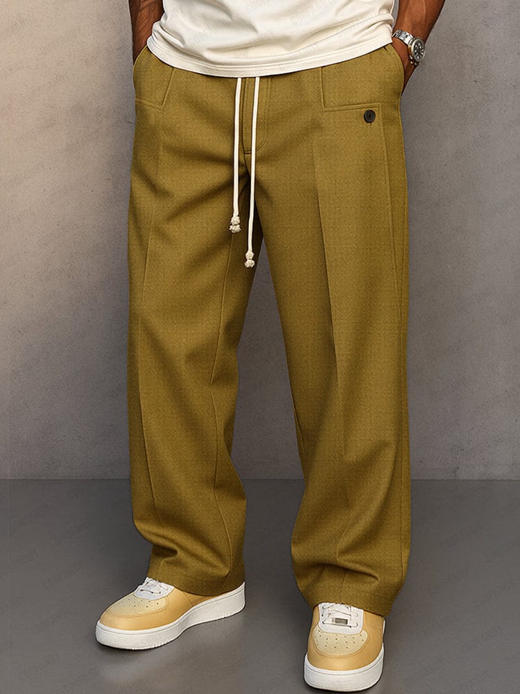 LAURENT MONACO | PANTALON COTON À CORDON POUR HOMME