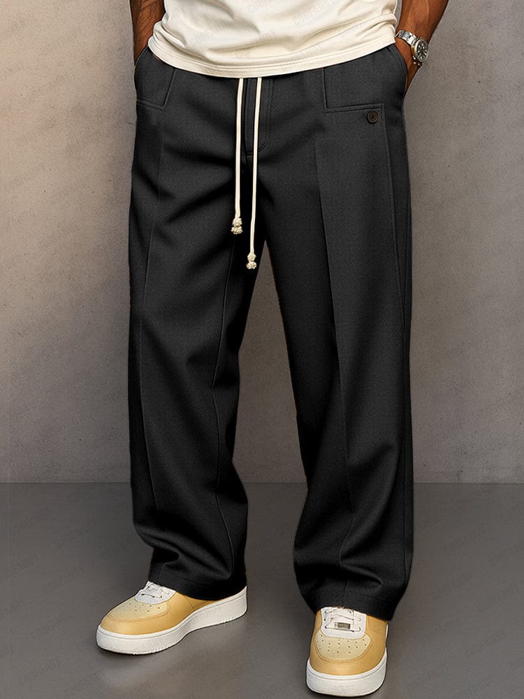 LAURENT MONACO | PANTALON COTON À CORDON POUR HOMME