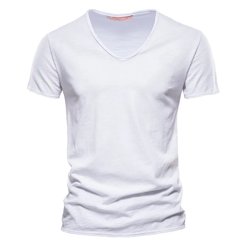 Killian | T-shirt col V en coton pour homme
