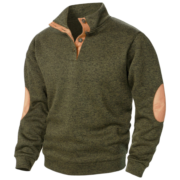 LAURENT MONACO | PULL EN MAILLE BOUTONNÉ POUR HOMME