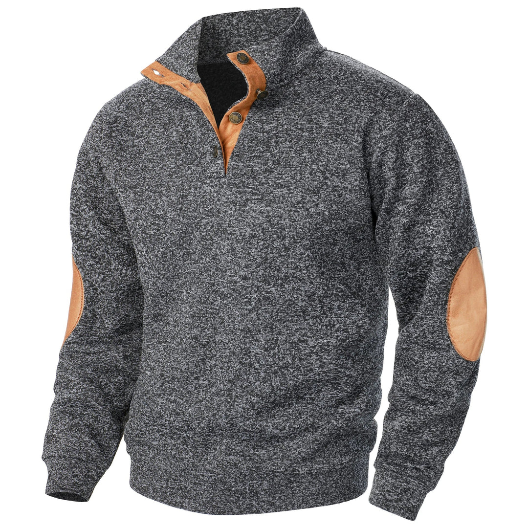 LAURENT MONACO | PULL EN MAILLE BOUTONNÉ POUR HOMME