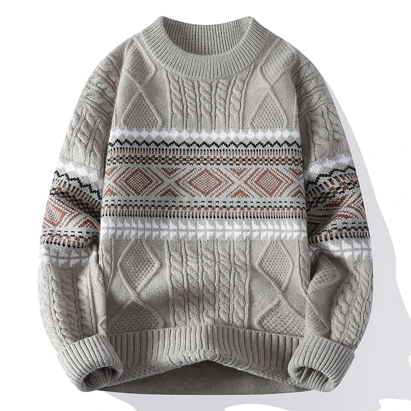 Hugo | Pull en maille nordique pour homme