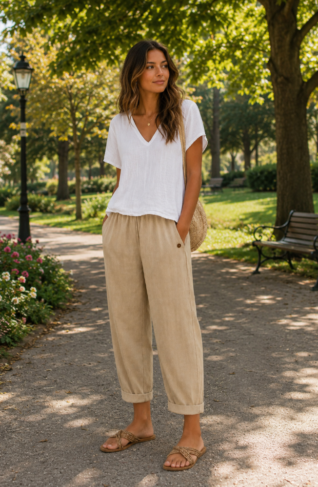 Juliette | Pantalon en Lin Léger