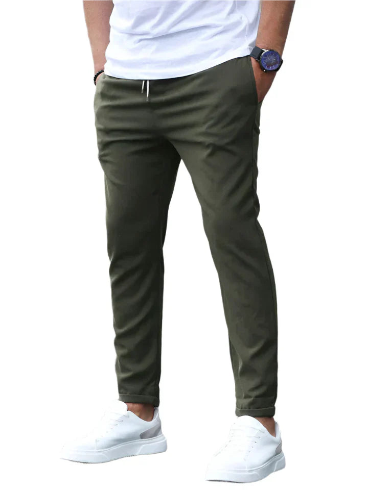 LAURENT MONACO | PANTALON EN COTON STRETCH POUR HOMME