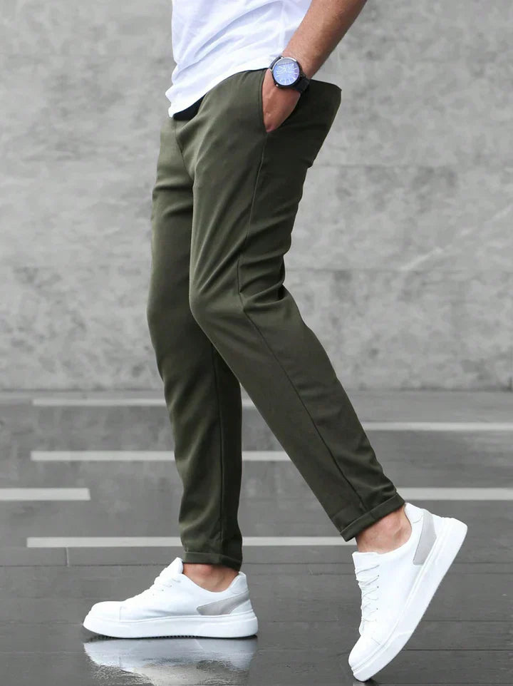 LAURENT MONACO | PANTALON EN COTON STRETCH POUR HOMME