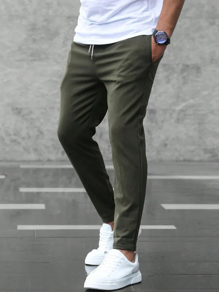 LAURENT MONACO | PANTALON EN COTON STRETCH POUR HOMME