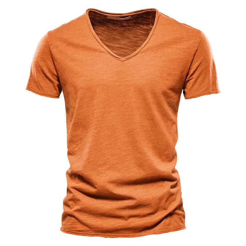 Killian | T-shirt col V en coton pour homme