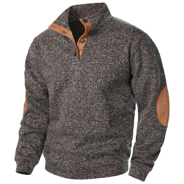 LAURENT MONACO | PULL EN MAILLE BOUTONNÉ POUR HOMME