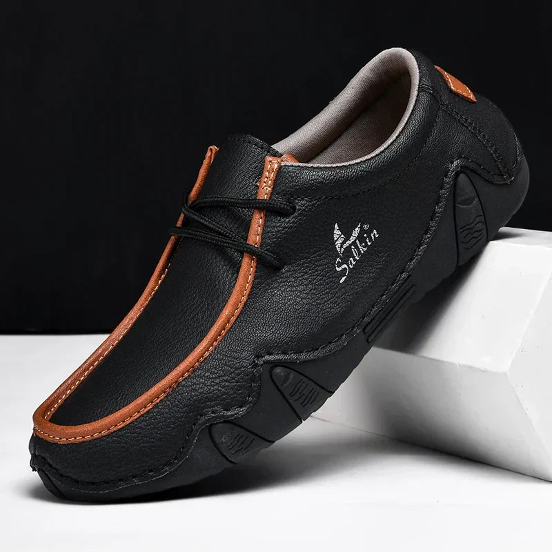 LAURENT MONACO | CHAUSSURES ORTHOPÉDIQUES EN CUIR À AJUSTEMENT PRÉCIS