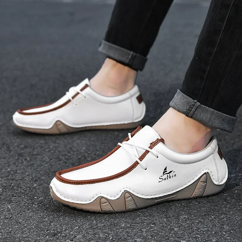 LAURENT MONACO | CHAUSSURES ORTHOPÉDIQUES EN CUIR À AJUSTEMENT PRÉCIS