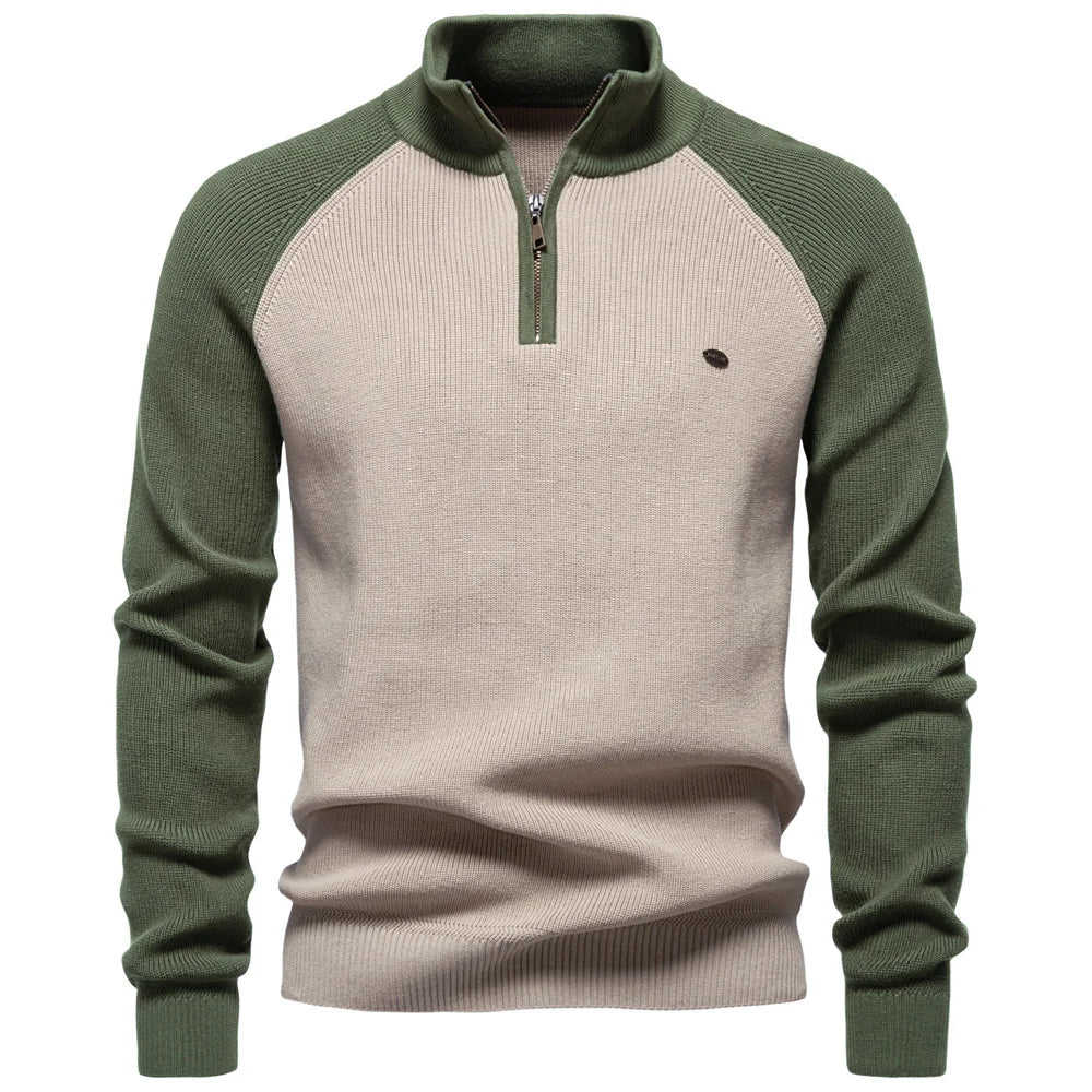 William | Pull quart zip pour homme