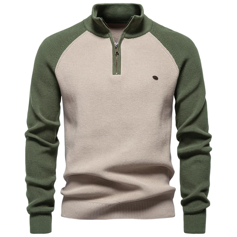 William | Pull quart zip pour homme