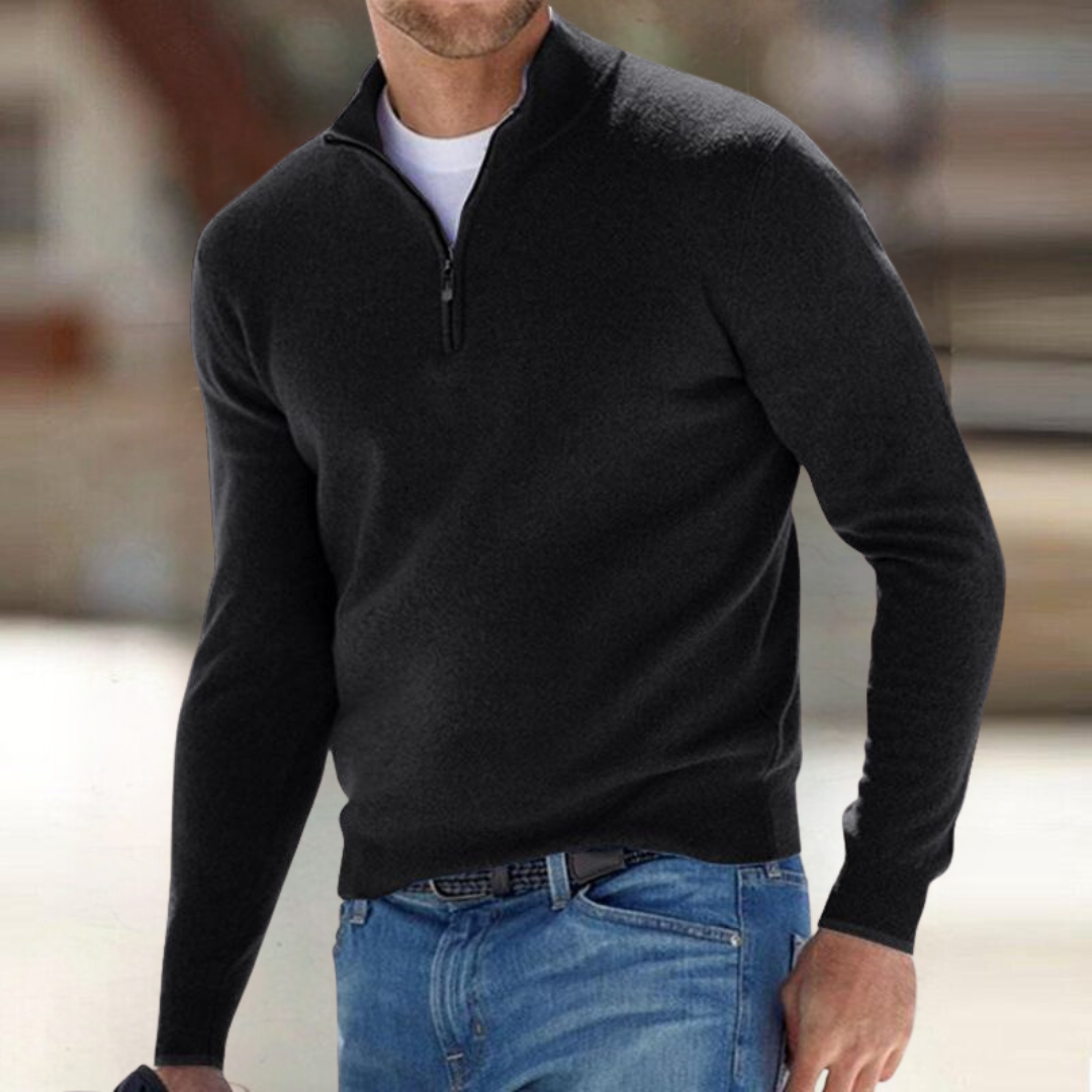 Romain | Pull zippé pour homme