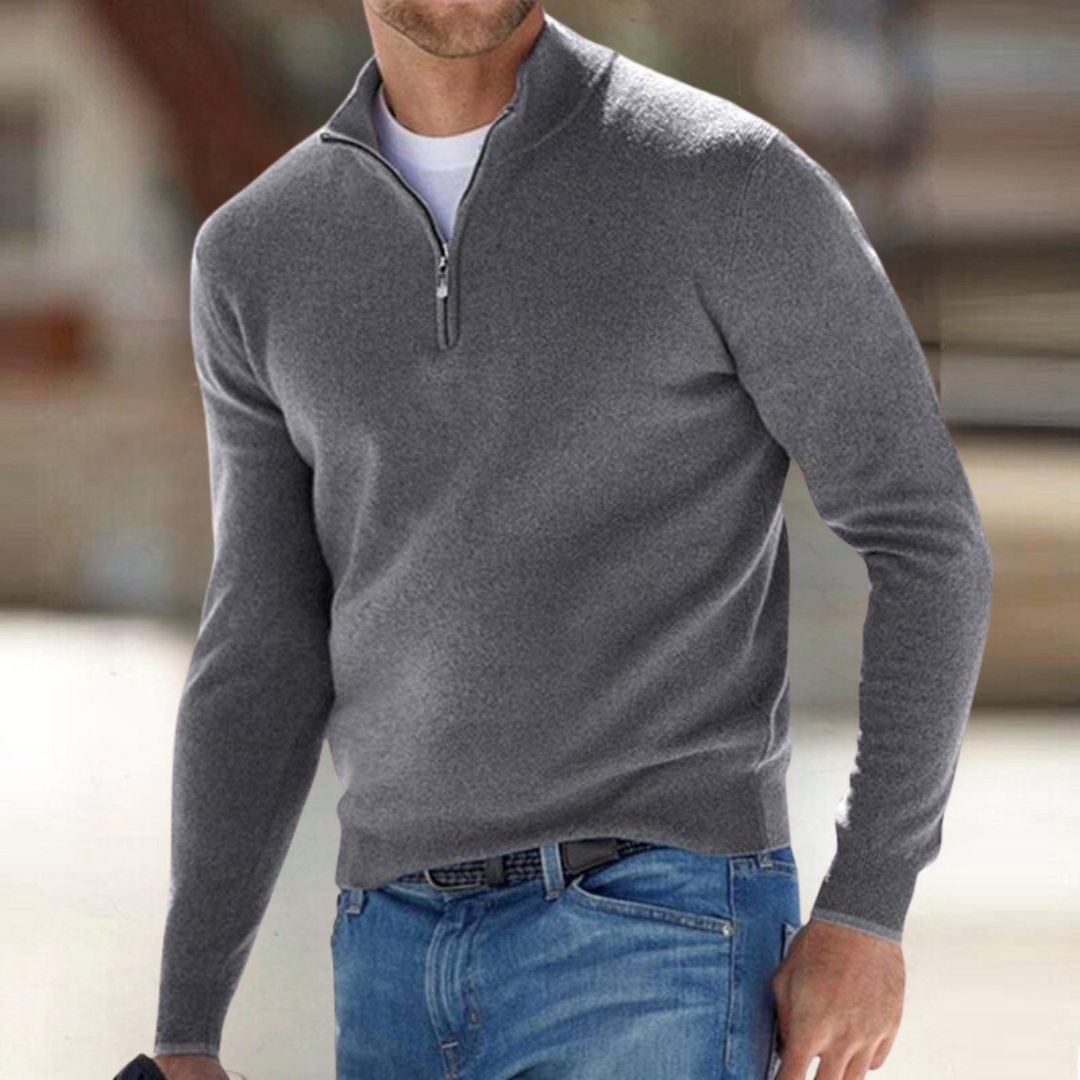 Romain | Pull zippé pour homme