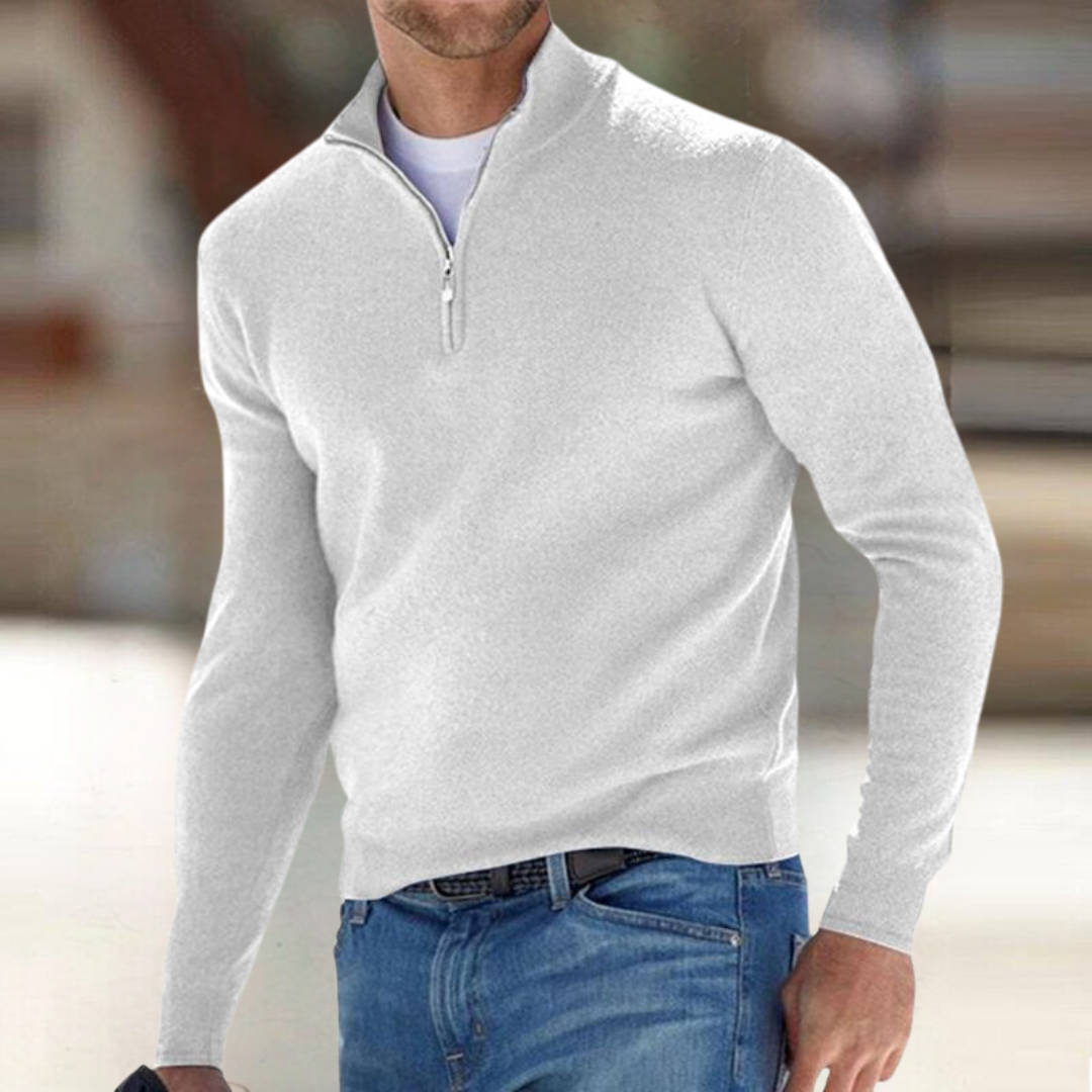 Romain | Pull zippé pour homme