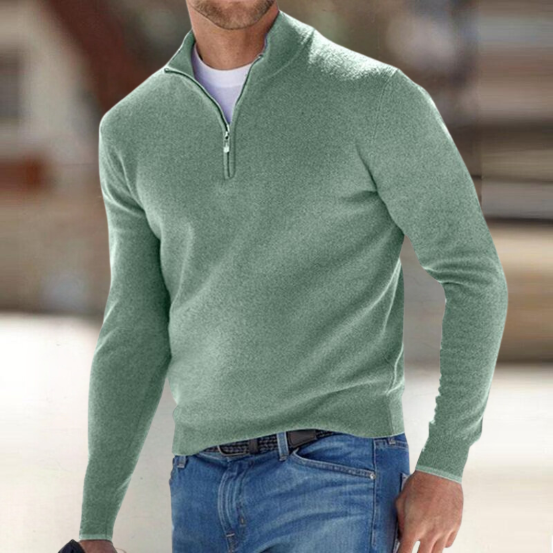 Romain | Pull zippé pour homme
