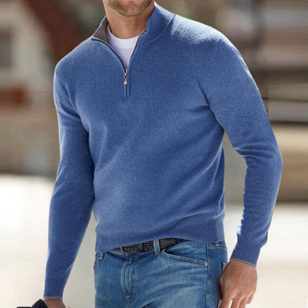 Romain | Pull zippé pour homme