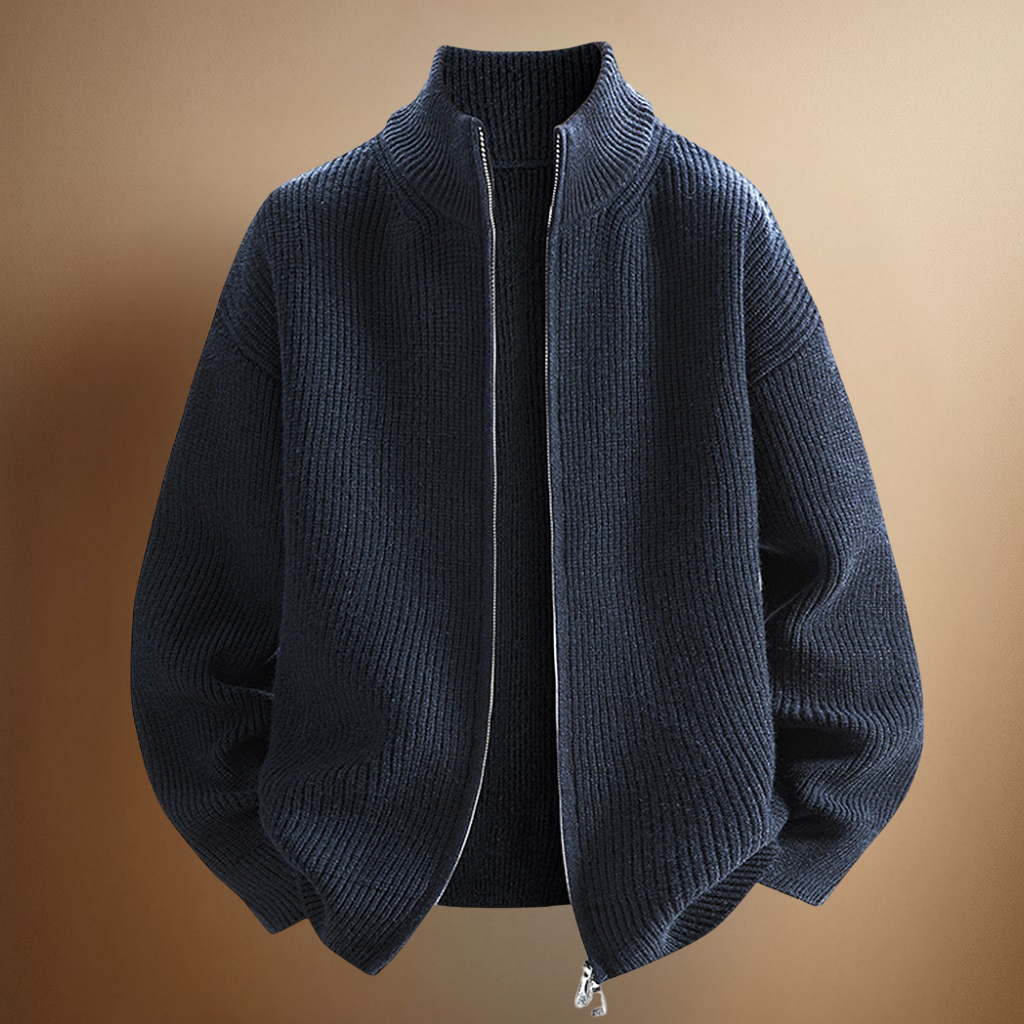 Isidore | Pull côte à côte avec zip pour homme