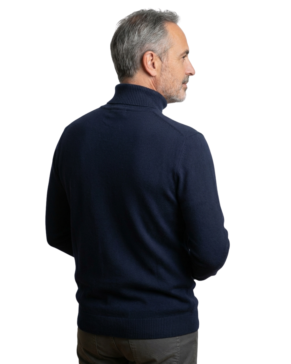 Simon | Pull à col roulé en maille pour homme