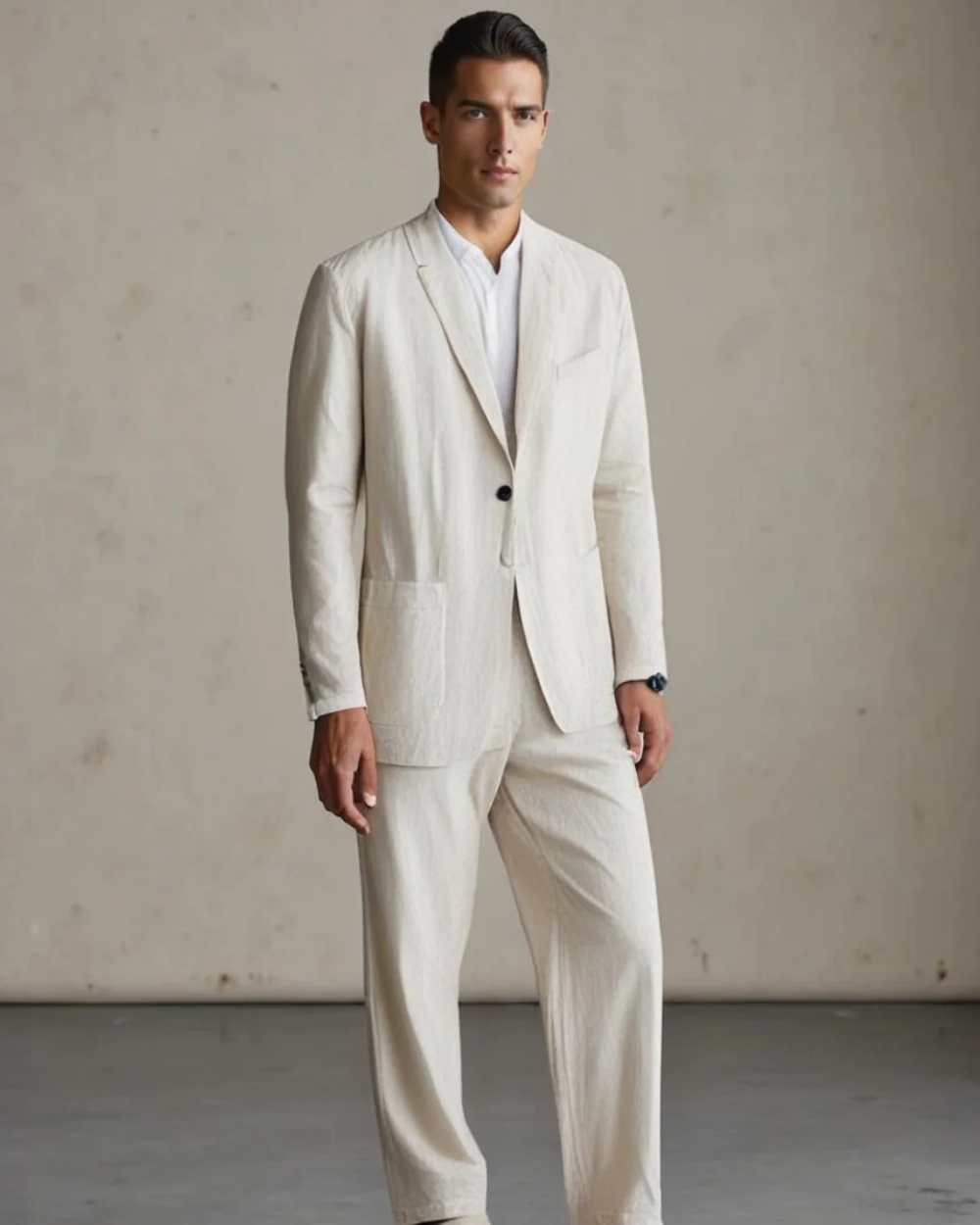 Jean-Pierre | Ensemble en lin pour homme
