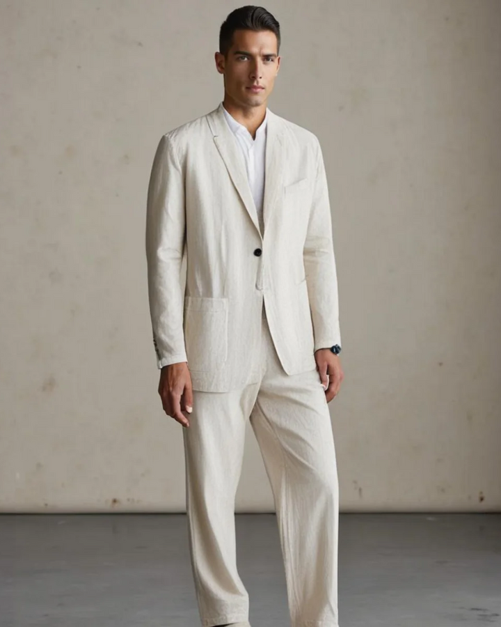 Jean-Pierre | Ensemble en lin pour homme