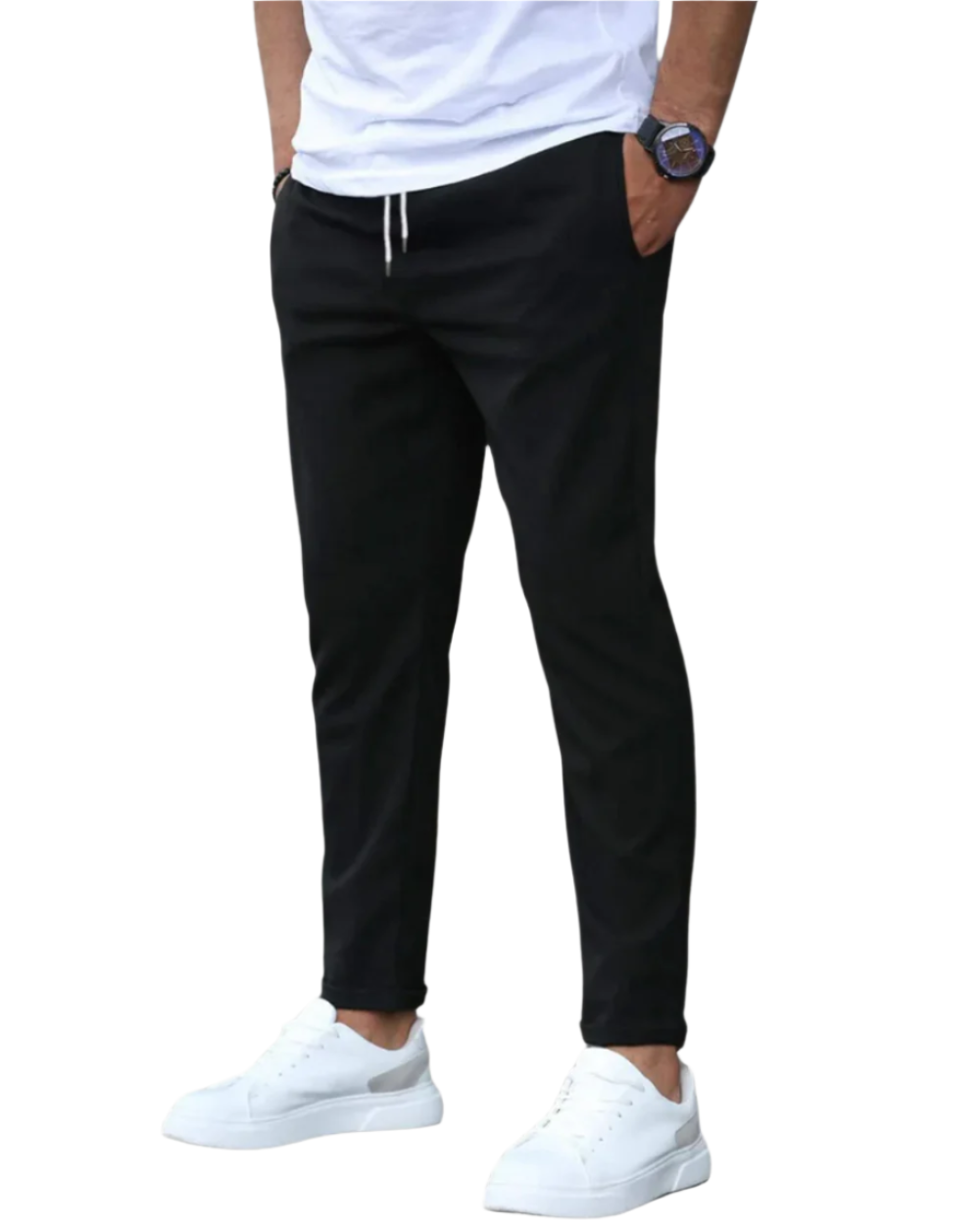 LAURENT MONACO | PANTALON EN COTON STRETCH POUR HOMME