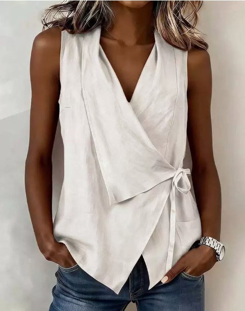 Lorette | Blouse Sans Manches
