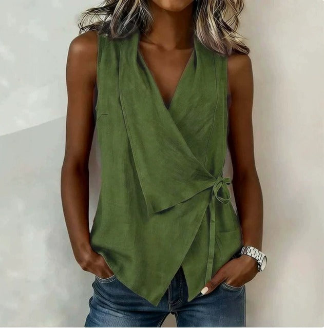 Lorette | Blouse Sans Manches