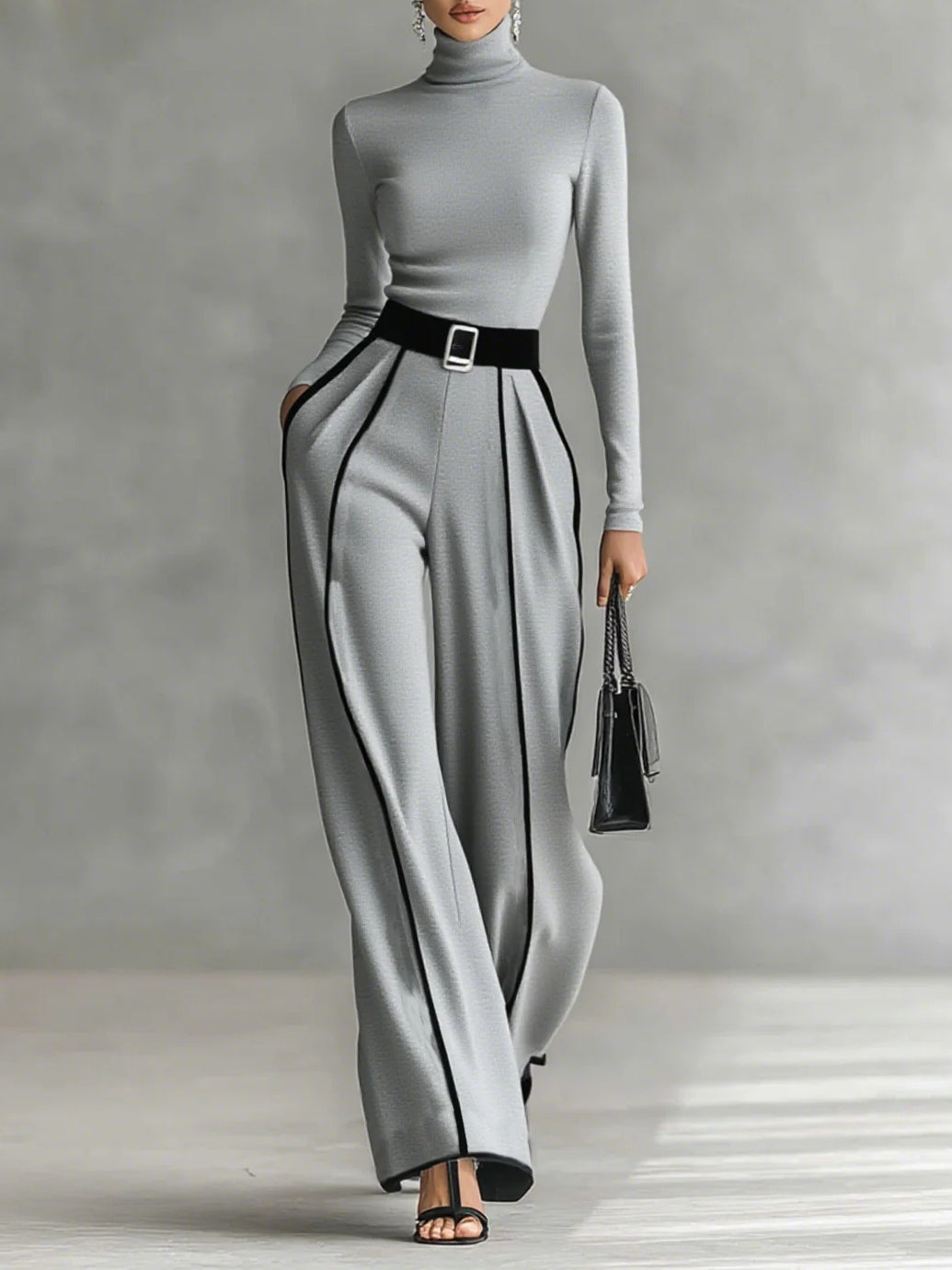 Vera™ | Ensemble élégant avec des détails contrastants