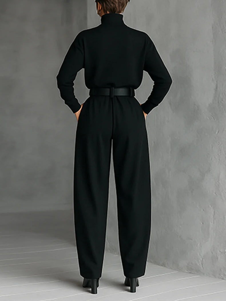 Ensemble Élégant Jessica™ : Haut Chic et Pantalons Droits