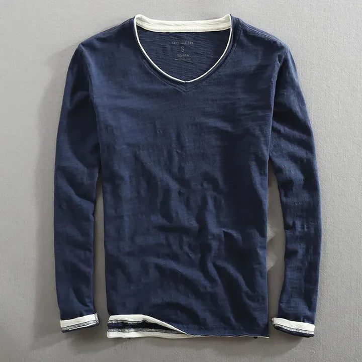 LAURENT™ | Chemise en Coton à Manches Longues