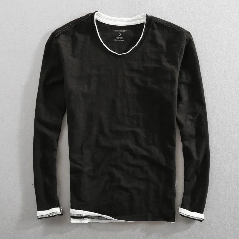LAURENT™ | Chemise en Coton à Manches Longues