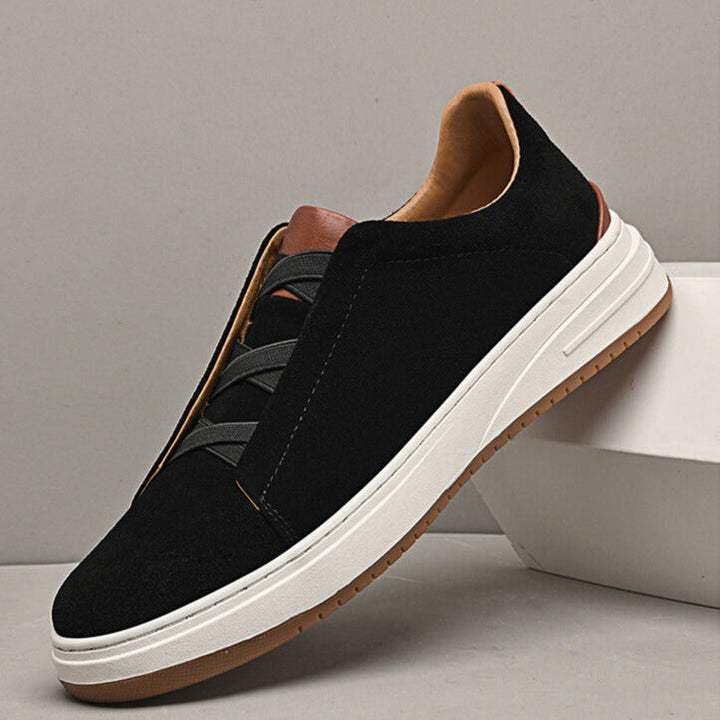 LAURENT MONACO | CHAUSSURES SANS LACETS EN DAIM POUR HOMME