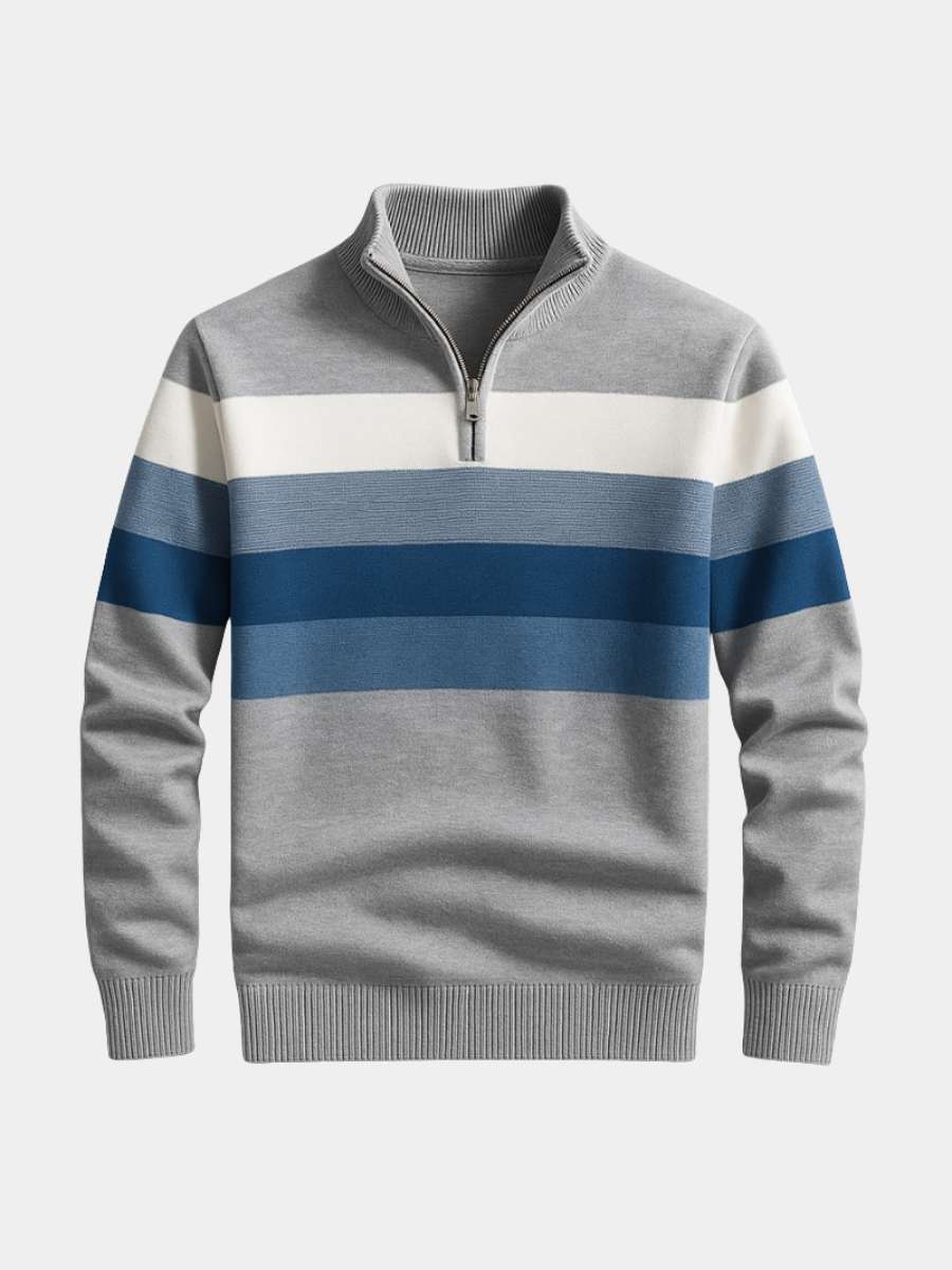 LAURENT MONACO | PULLOVER AVEC ZIP POUR HOMME