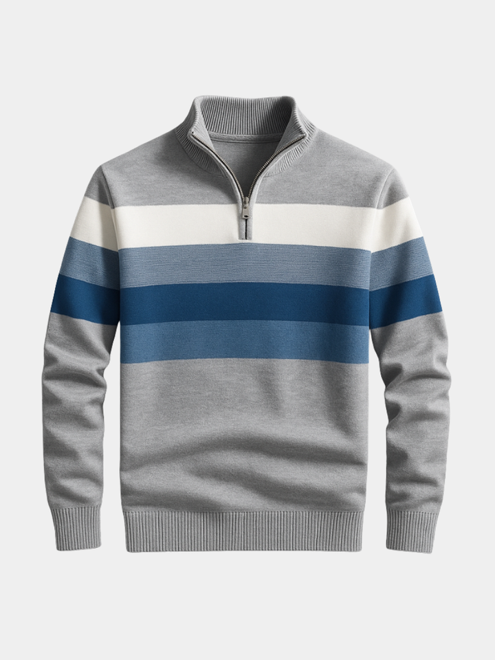 LAURENT MONACO | PULLOVER AVEC ZIP POUR HOMME