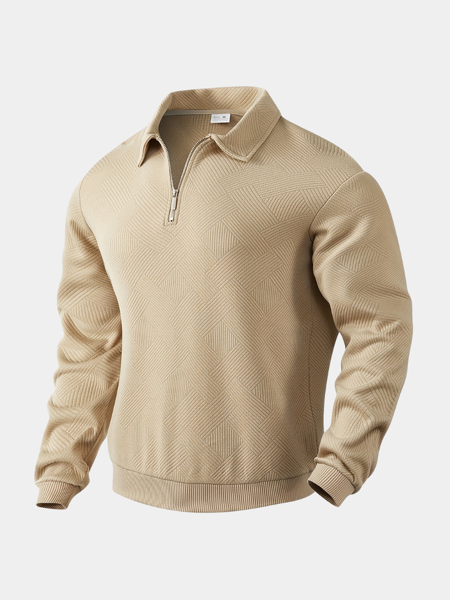 LAURENT MONACO| PULL À MAILLE GÉOMÉTRIQUE POUR HOMME
