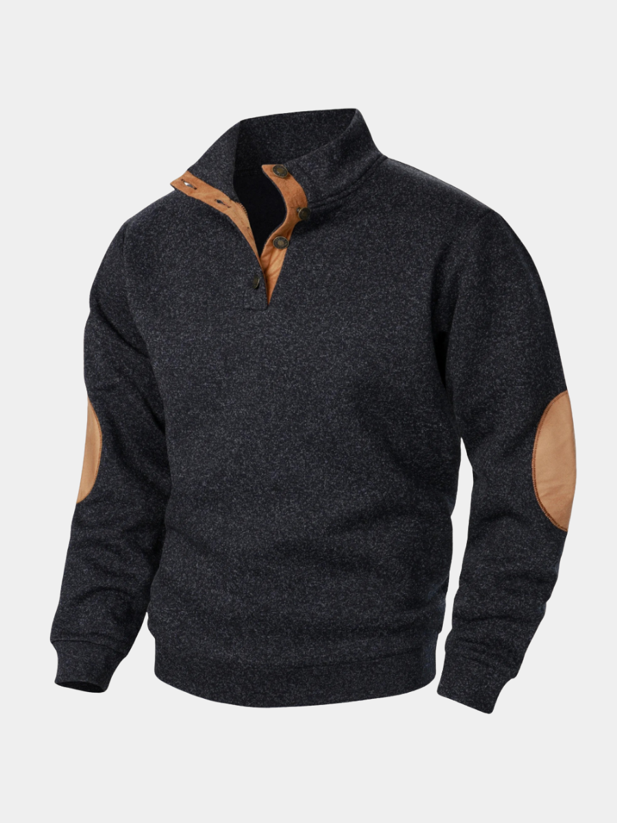 LAURENT MONACO | PULL EN MAILLE BOUTONNÉ POUR HOMME