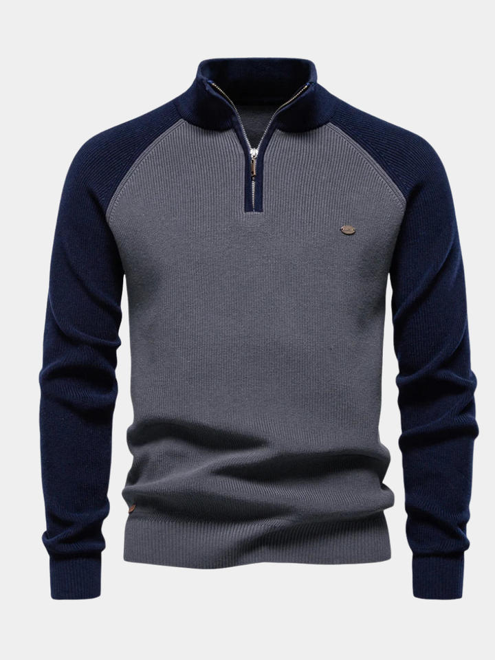 William | Pull quart zip pour homme