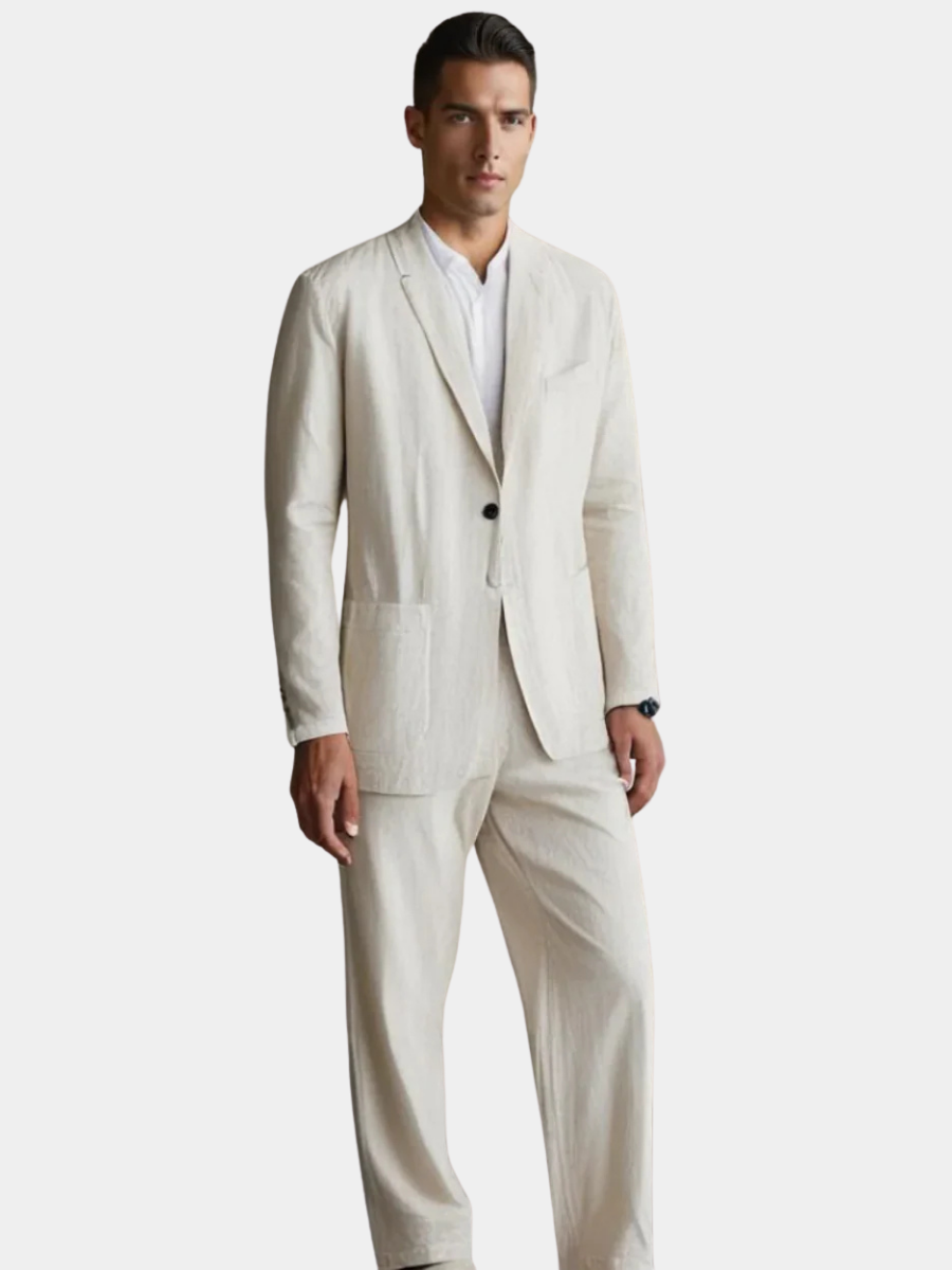 Jean-Pierre | Ensemble en lin pour homme
