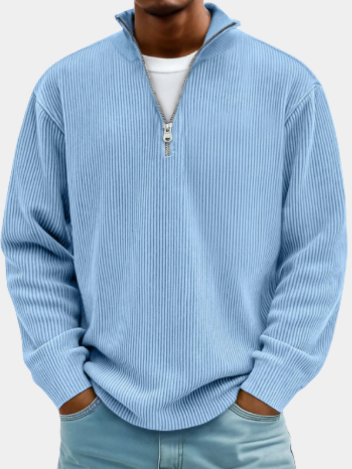 Thomas | Pull demi-zip pour homme