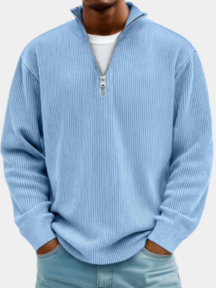 Thomas | Pull demi-zip pour homme
