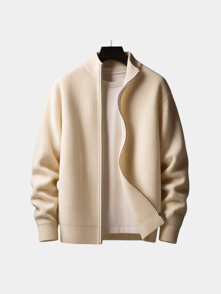 Isidore | Pull côte à côte avec zip pour homme
