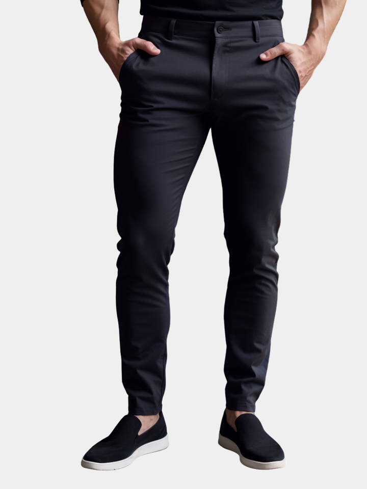LAURENT MONACO | PANTALONS STRETCH POUR HOMMES
