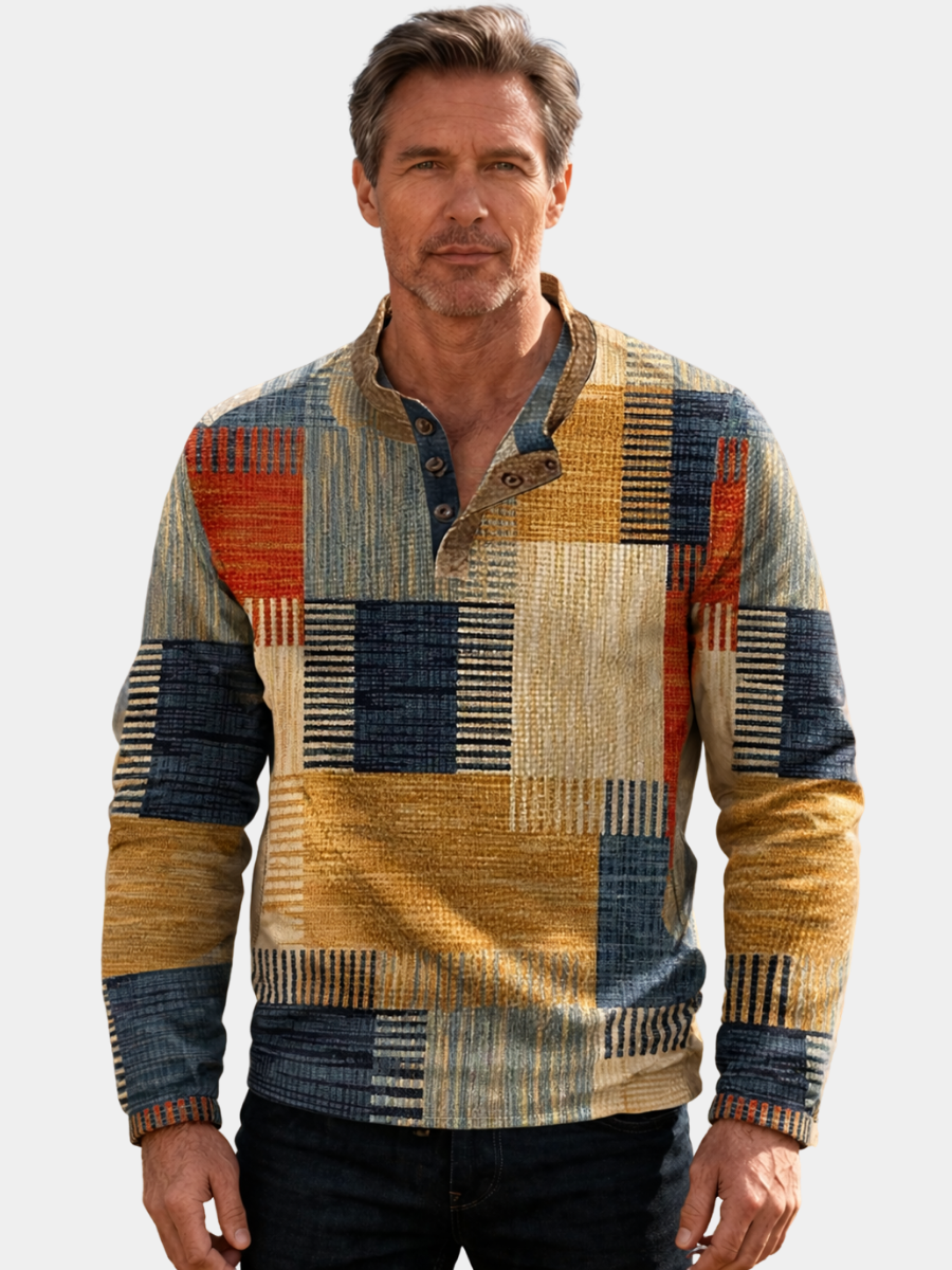 Gaspard | Chemise patchwork pour hommes
