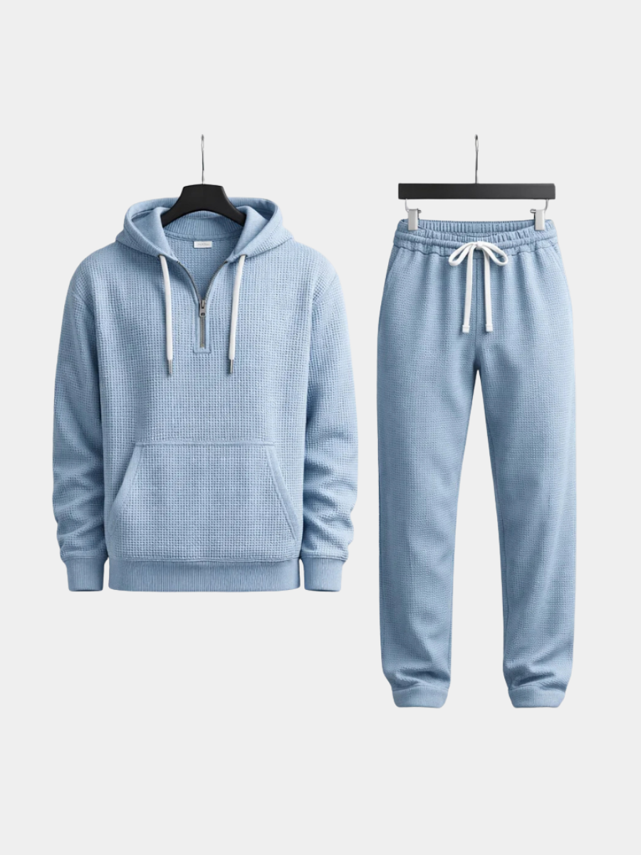 Emmanuel | Ensemble en maille gaufrée pour hommes