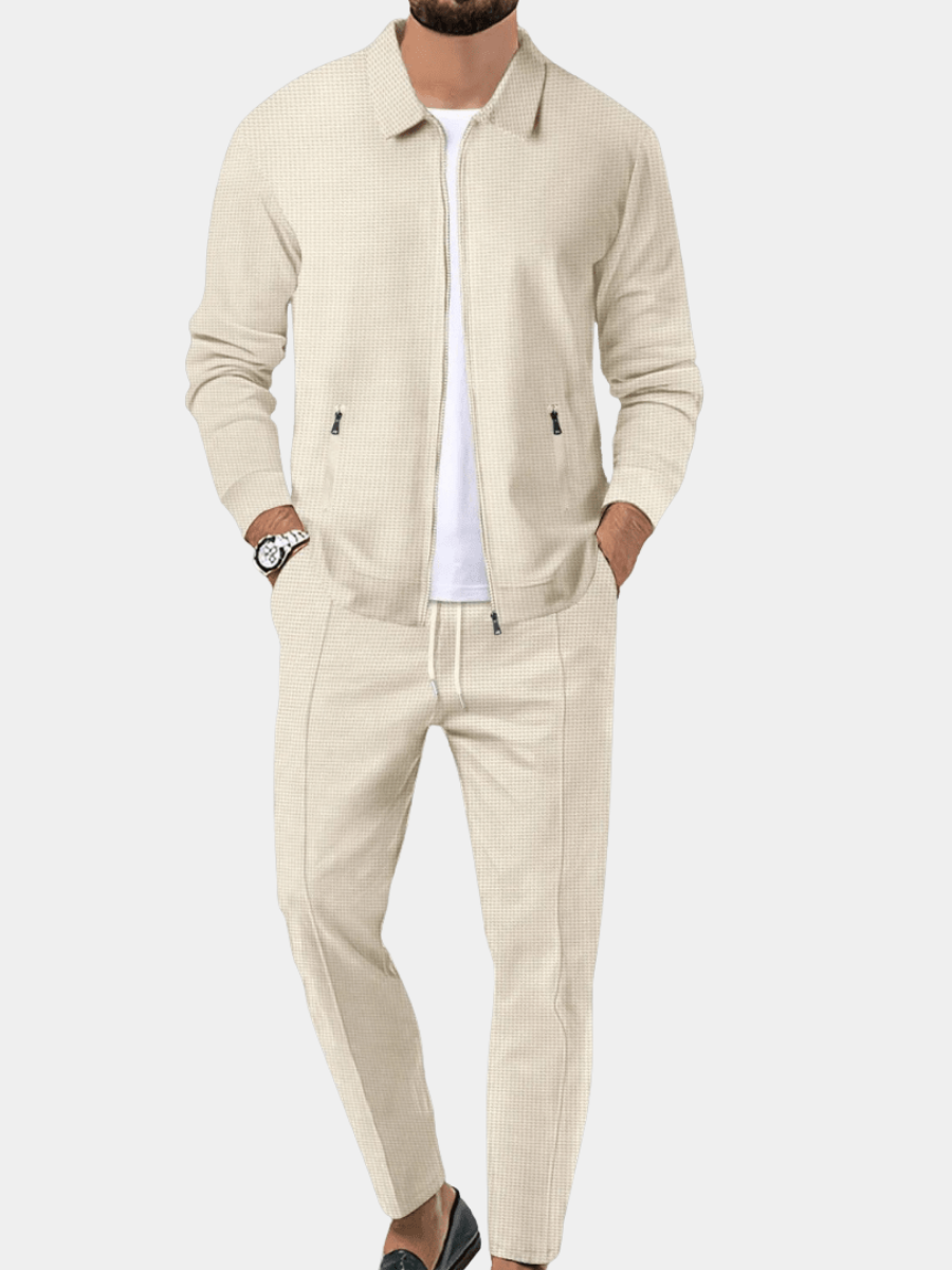 Maxime | Ensemble tricot gaufré classique pour homme