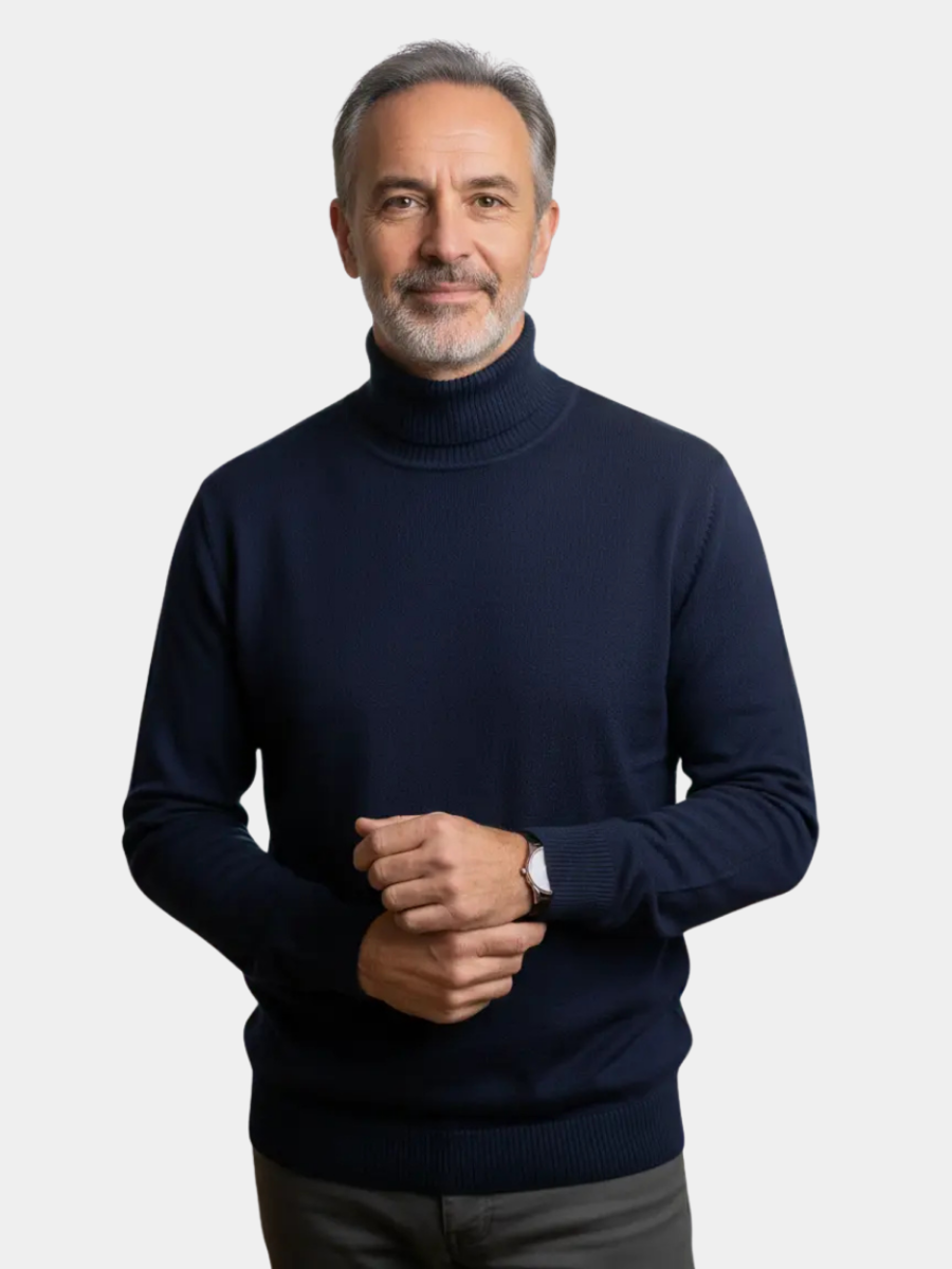 LAURENT MONACO | PULL COL ROULÉ À MANCHES LONGUES POUR HOMME