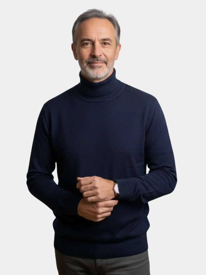 LAURENT MONACO | PULL COL ROULÉ À MANCHES LONGUES POUR HOMME