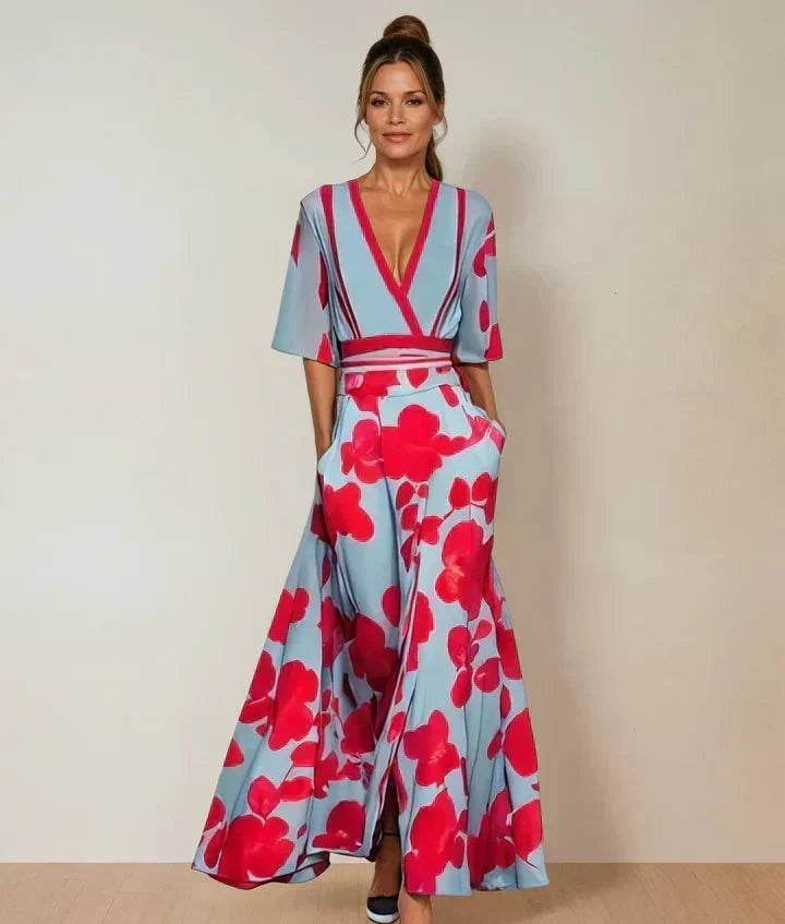 Adèle - Robe avec des manches élégantes