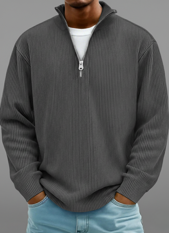 Thomas | Pull demi-zip pour homme